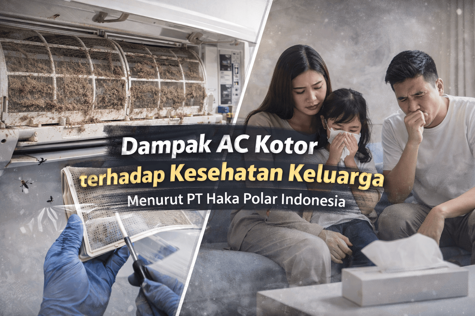 Dampak AC Kotor terhadap Kesehatan Keluarga Menurut PT Haka Polar Indonesia
